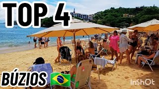 EM BÚZIOS RJ 041124 TOP 4 PRAIAS PREÇOS PARTE 1 [upl. by Lourie]