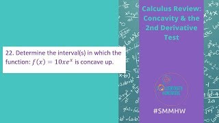 Concavity amp 2nd Derivative Test  Calculus 1 [upl. by Torie]