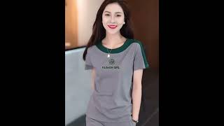 Leisure Sportswear Suit For Women Matching Sets Summer 2024 New Loose Fitting Outfits Fashion Short [upl. by Ellene]