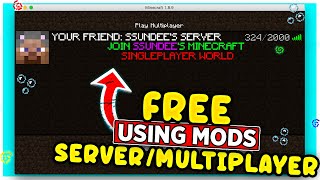 How to play MINECRAFT with FRIENDS FREE Essentials Mod Showcase and Tutorial [upl. by Andres537]