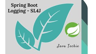 Spring Boot Logging with SL4J and Logback [upl. by Ahsercal]