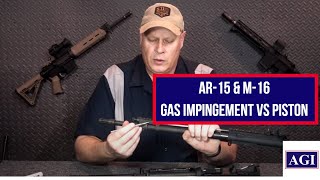 AR15 amp M16 Gas Impingement VS Gas Piston  AR15 Gunsmithing  M16 Gunsmithing [upl. by Leclair64]