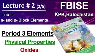 Physical properties of oxides of period 3 elements  easychm4u  chemistry [upl. by Bradeord99]