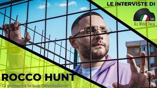 Rocco Hunt intervista Rivoluzione un album ricco di duetti e cicatrici [upl. by Atillertse391]