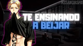 MEIO IRMÃO TE ENSINANDO A BEIJAR RINDOU HAITANI MEIO IRMÃO ASMR [upl. by Euqinad]