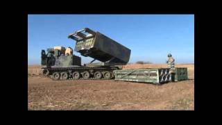 MLRS Reload training on Fort Sill OK HD [upl. by Blaine]