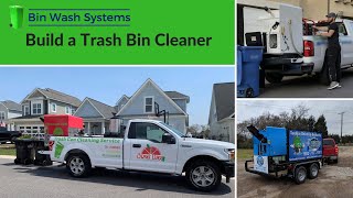 Build a Low Cost Trash Bin Cleaning Truck or Trailer  Trash Bin Cleaning Equipment for Sale [upl. by Katharine]