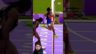 sha carre Richardson olympics youtubeshorts reation armymotivation running speed [upl. by Enair388]