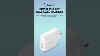 🚀 Belkin Boost Charge Dual Wall Charger 🔥 belkin belkin charger adapter onlineshopping [upl. by Cadal]