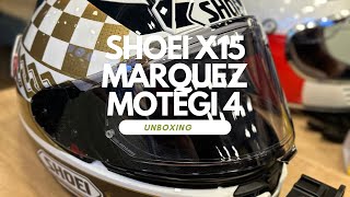 Shoei X15 Marquez Motegi 4 Unboxing [upl. by Toland]