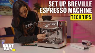 Setting Up the Breville Barista Express Impress – Tech Tips from Best Buy [upl. by Griggs812]