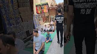 KHAN EL KHALILI DURING FRIDAY PRAYER egypt travel ancientegypt [upl. by Neau]