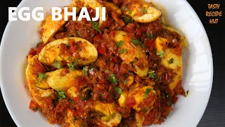 Boiled Egg bhaji  Egg Recipe [upl. by Maghutte563]