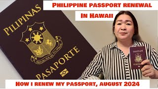 Philippine Passport Renewal in Oahu Hawaii  How i Renew my Passport  Everything You Need to Know [upl. by Rivalee347]