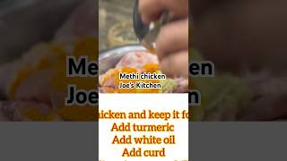 Methi seeds Chicken  Fenugreek Chicken chickencurrychickenrecipechickencurrymethishorts [upl. by Mira]