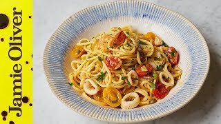 JAMIES SPECIALS  Seafood Linguine  Jamie’s Italian [upl. by Ymmat]