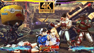 STREET FIGHTER X TEKKEN RYU amp KASUYA VS ASUKA amp LILI FIGHT TWO [upl. by Ninos]