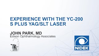 NIDEK YC200 S plus YAGSLT Laser  Lead Surgeon Details his Experiences [upl. by Rednijar]