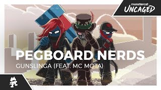 Pegboard Nerds  Gunslinga feat MC Mota Monstercat Lyric Video [upl. by Sualakcin]