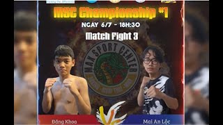 MSC PRO 1  Đăng Khoa vs Mai An Lộc [upl. by Rose575]