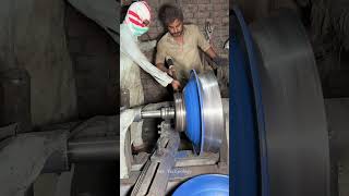 Making Blue Stainless Steel Bowl  metal craft design shorts [upl. by Anelak]