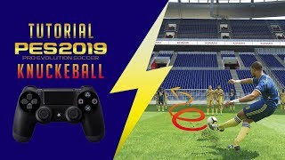 PES 2019  TUTORIAL DISPARO KNUCKEBALL [upl. by Casper]