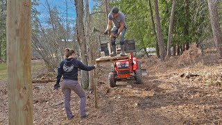 Starting With The Hardest Part Fencing Our Off Grid Mountain Property [upl. by Yramanna360]