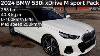 2024 BMW 530i xDrive M sport Pack [upl. by Ebby]