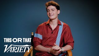 Noah Schnapp on Coming Out via TikTok amp What He Doesnt Like About College  This or That [upl. by Lotsirhc269]