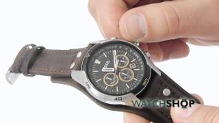 Mens Fossil Coachman Chronograph Cuff Watch CH2891 [upl. by Cyprus]