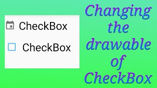 Changing the box of Checkbox in Sketchware [upl. by Nodyl]