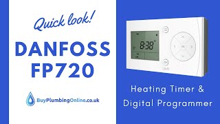 Quick Look at the Danfoss Heating Control FP720 Digital Timer [upl. by Yntirb136]