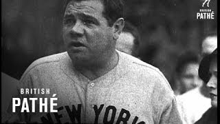 The 1949 Pulitzer Prizewinning photo quotBabe Ruth Bows Outquot shows Babe Ruth final public appearance [upl. by Adnot]