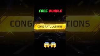 FREE BUNDLE 🥵😱 CON GRATULATION 🔥🥵 freefire viral shorts [upl. by Wash]