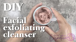 DIY  How to make Face exfoliate cleanser with recipe [upl. by Debi]