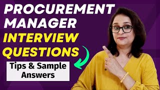 Procurement Manager Interview Questions and Answers  Procurement Officer Interview Questions [upl. by Emelda]