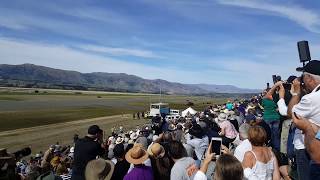 F16 at Wanaka first pass 1100kph April 2018 c Andrew Massie 2018 [upl. by Dubois]