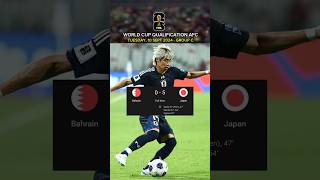 Bahrain vs Japan  World Cup Qualification Results [upl. by Reisinger]