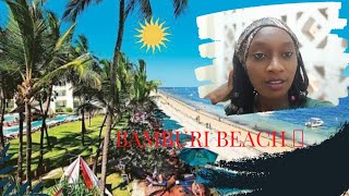 BAMBURI BEACH MOMBASAKENYAN BEACHESAFRICA BEACHESPLACES TO VISIT IN KENYA [upl. by Abbotsun]