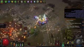 Path of Exile  313 Poison Venom Gyre Pathfinder Leyline Map T14 [upl. by Notserp806]