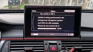 How to update for free Audi MMI Maps  GPS Navigation For almost all Audi Models  step by step [upl. by Laaspere830]