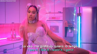 Ariana Grande  7 rings  Lyrics  Español  Video Oficial [upl. by Lorianna]