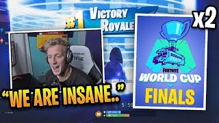 Tfue amp Cloak POP OFF and Win 2 Games World Cup Finals [upl. by Ardnnek]