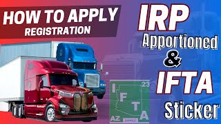 SemiTruck Registration for IRP Apportioned amp IFTA Sticker  Simplifying the Process [upl. by Ttelrats]