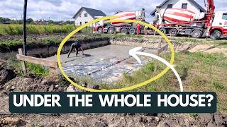 How to Pour a Concrete Slab  DIY Concrete Foundation Project [upl. by Any]