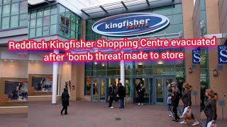 Redditch Kingfisher Shopping Centre evacuated after bomb threat made to store [upl. by Ajam892]