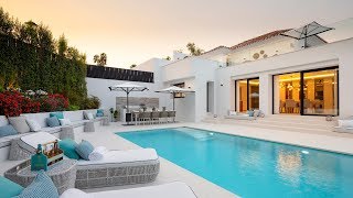 Modern Luxury Villa Nueva Andalucia Marbella  Drumelia [upl. by Eilrahc]