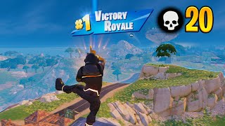 High Kill Solo Ranked Win Gameplay Fortnite Chapter 5 Season 1 [upl. by Ezalb]