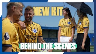 BEHIND THE SCENES of Brightons Away Kit Launch 👀 [upl. by Anoniw276]