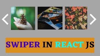 SwiperJS  React JS Swiper Slider Carousel  Image Slider in React [upl. by Bertram]